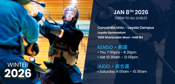 Shidokan Kendo and Iaido - Winter 2026 Registration